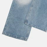 Bart washed straight denim pants