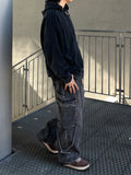 Strap Rope Cargo Wide Denim