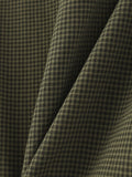 Micro check hood shirt