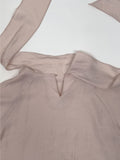 Ab Tie Short Sleeve Blouse