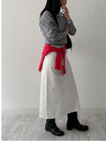 Olsen Cotton H-Line Long Skirt