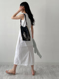 Joanne Nylon Sleeveless Wrap One Piece