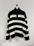 KL Stripe Button Knit