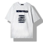 Splash Lettering Short Sleeve Tee