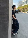Esther Lettering Denim Pants