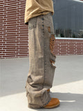 Western Vintage Damage Denim
