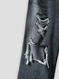 Destroyed Vintage Black Denim