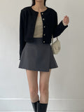 Tours Unbalanced Mini Skirt