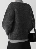 Boxy Wool Daily Cardigan