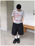 Trying Lettering Crop Short Sleeve T-shirt