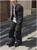 Yeezy Relax Fit Henley Neck Hoodie