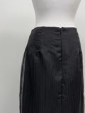 Crack Organza Layered Long Skirt