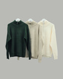 Lael Zip-Up Collar Cardigan