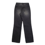 damaged washing denim