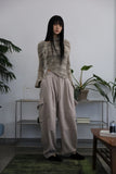 Fleece banding cargo pants