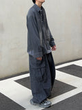 Gradation Washed Denim Shirt