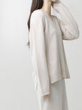 [Premium] Whole Garment Its V-neck Knit