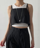 [Setup Available] Popo Nylon Layered Bustier