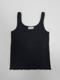 Wavy ribbed sleeveless