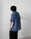 Mesia Turn-up Check Shirt