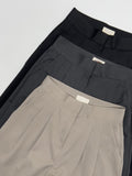 New Falling Two-Tuck Bermuda Slacks