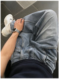 Lef Two-Pocket Curved Denim Pants