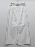 Cookie Button H-Line Long Skirt