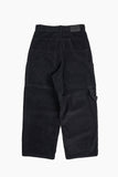 Crown corduroy wide cargo pants