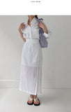 Pansy Lace H-Line Skirt