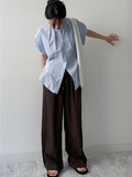 Hidden Puff Loose Fit Blouse
