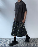 Flower Camo Cargo Bermuda Pants