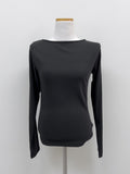 Jelly Boat Neck Long Sleeve T-Shirt
