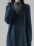 [Premium] Whole Garment Raccoon V-Neck One Piece
