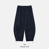 Ter Stripe Balloon Denim Pants