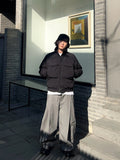 Work Curved Stripe Pants