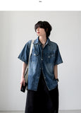 Nozuka Denim Half Shirt