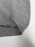 One-Shoulder Wool Knit Vest