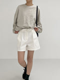 New Kaya Loose Fit Cropped Sweatshirt