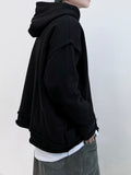Heavy Cutout Cotton Hoodie