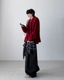 Diable Check Layered Denim