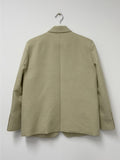 Ber Linen Loose Fit Single Jacket