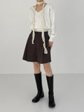 Lip pocket cotton shorts pants