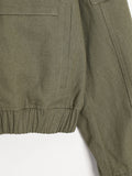 Vital military crop jacket