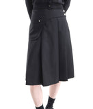 BUTTON POCKET SKIRT