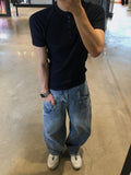 Tive Muscle Fit Henley Neck Short Sleeve T-shirt