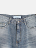 Knee Damage Wide Denim