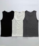 Double Line Ribbed Sleeveless
