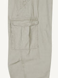 Canvas Cargo Curved Pants