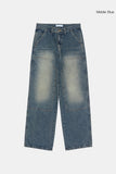 Tin brush regular carpenter denim pants