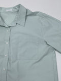 Pastel Poplin Cotton Over Fit Shirt